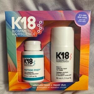 K18 Biomimetic Hairscience Hair Treatment & Mask Set - White